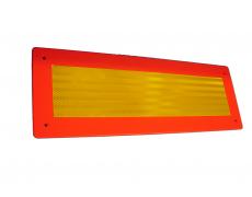 2 Warntafel ECE 70/01 für Anhänger Kunststoff 566 x 132